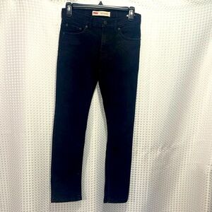 Boys Levis  510 Super Skinny Denim Jeans Charcoal Black